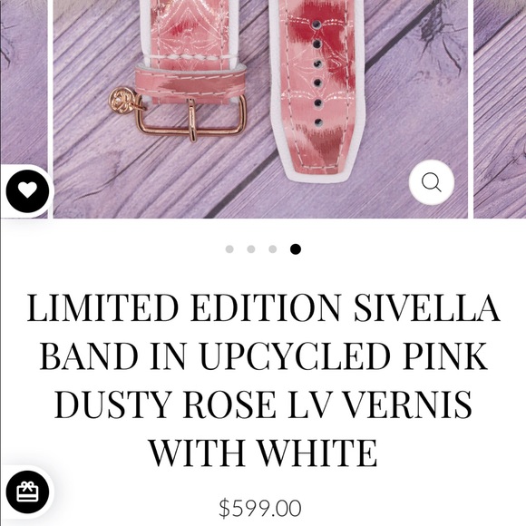 Sparklband Apple Watch Louise Vuitton Pink Size XXS/XS - Picture 6 of 7